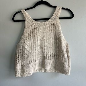 Zara crochet tank top